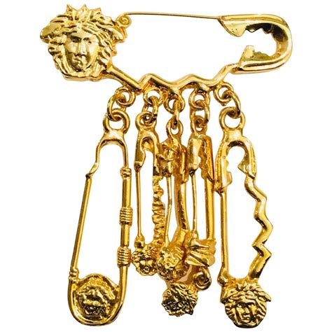 versace pin|versace safety pin.